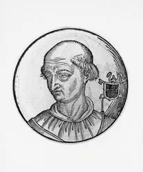 Portrait de Benoît VIII (Théophylacte III de Tusculum, vers 980-1024)