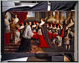 Couronnement du pape Clément et d