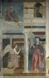 Annonciation - fresque, vers 1455
