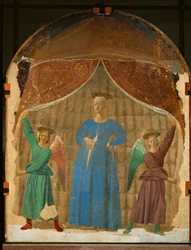 La Madonna del Parto (peinture sur bois)