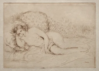 Femme nue couchée