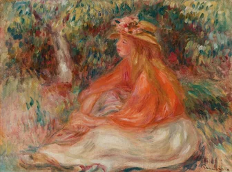 Femme assise