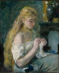 Femme au crochet