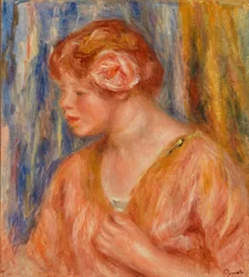 Jeune fille à la rose