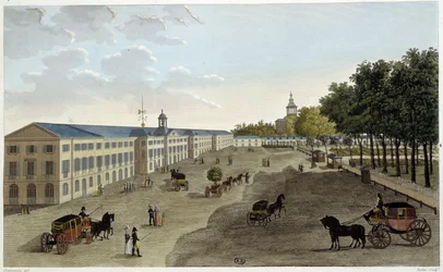 Vue de la nouvelle galerie du cabinet d