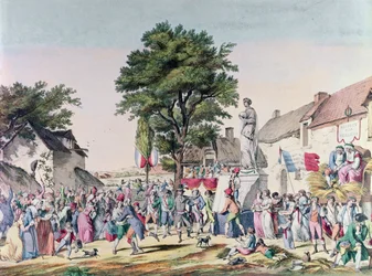 Fête villageoise en l