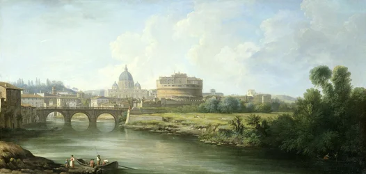 Vue du Château Saint-Ange à Rome