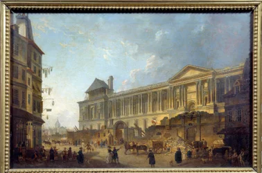 Vue de la colonnade du Louvre