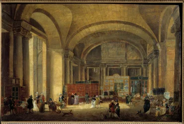 Fenêtre de la côte est du Louvre : ateliers d
