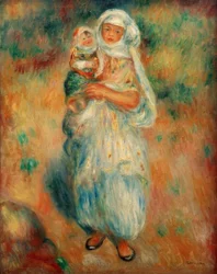 Algérienne avec enfant