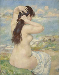 Baigneuse arrangeant ses cheveux, 1885