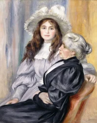 Berthe Morisot et sa fille, Julie Manet, 1894