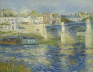 Pont à Chatou, vers 1875