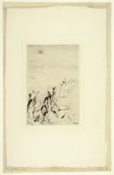 Enfants sur la plage, Berneval