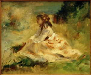 Femme dans un pré (Lise Tréhot)