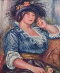 Fille avec une rose