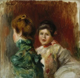 Têtes de deux femmes, vers 1895