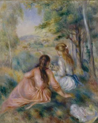 Dans le pré, 1888-92