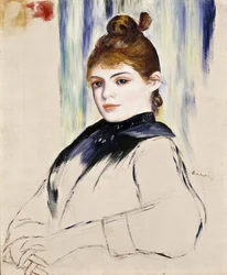 Jeune fille au chignon