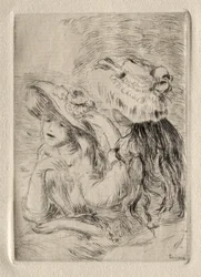 Le Chapeau epinglé (etching)