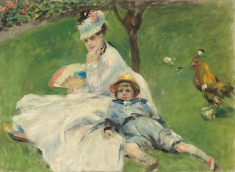 Madame Monet et son fils
