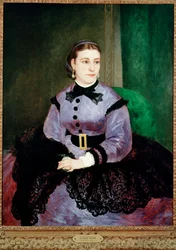 Mademoiselle Sicot (huile sur toile)