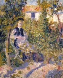 Nini dans le jardin