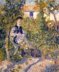 Nini dans le jardin Nini Lopez, 1876