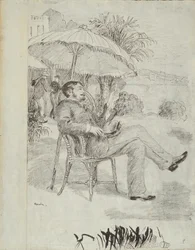 Sur la terrasse d
