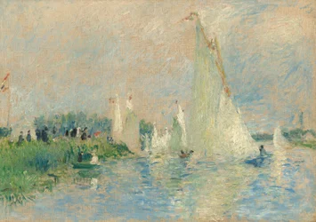 Régate à Argenteuil, 1874