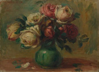 Roses dans un vase