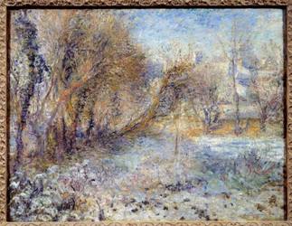 Paysage de neige Peinture de Pierre Auguste Renoir (1841-1919) 1875