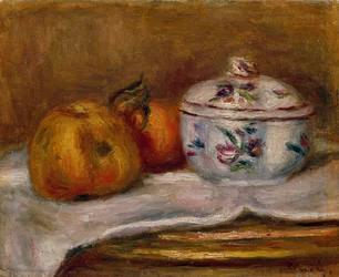 Bol de sucre, pomme et orange