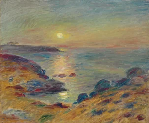 Coucher de soleil à Douarnenez, vers 1883