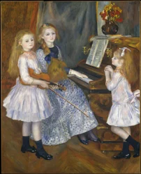 Les filles de Catulle Mendès au piano