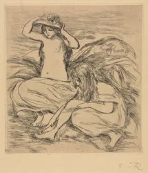 Les Deux Baigneuses, 1895