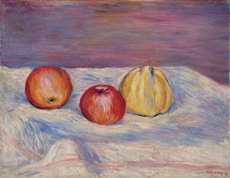 Deux pommes et un coing, c.1900