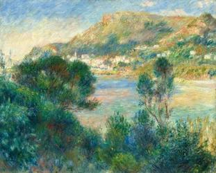 Vue de Monte Carlo depuis le Cap Martin, vers 1884