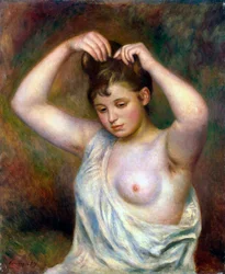 Femme arrangeant ses cheveux, 1887