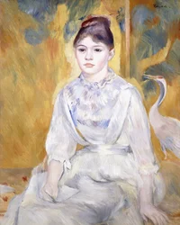 Jeune fille avec un cygne, 1886