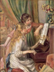 Jeunes filles au piano
