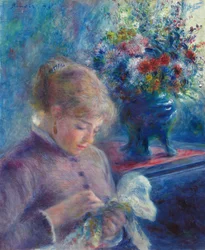 Jeune femme cousant, 1879