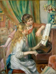 Jeunes filles au piano