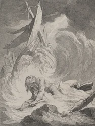 Lazarille à son retour des Indes fait naufrage..., vers 1717-60