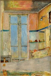 Dans la salle de bains