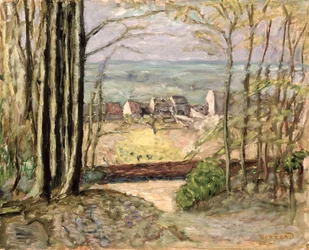 Bordure de la forêt, vers 1919 (huile sur panneau)