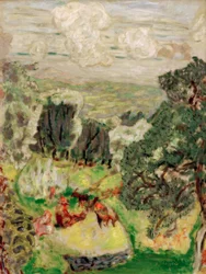L’oliveraie; Paysage aux chèvres