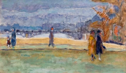 Le Pont des Saint-Pères, ca. 1910 (oil on canvas)