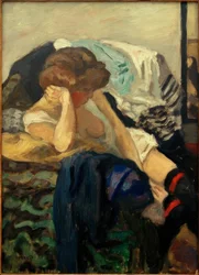 Les jarretières rouges