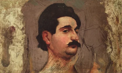 Homme avec une moustache, vers 1887-88